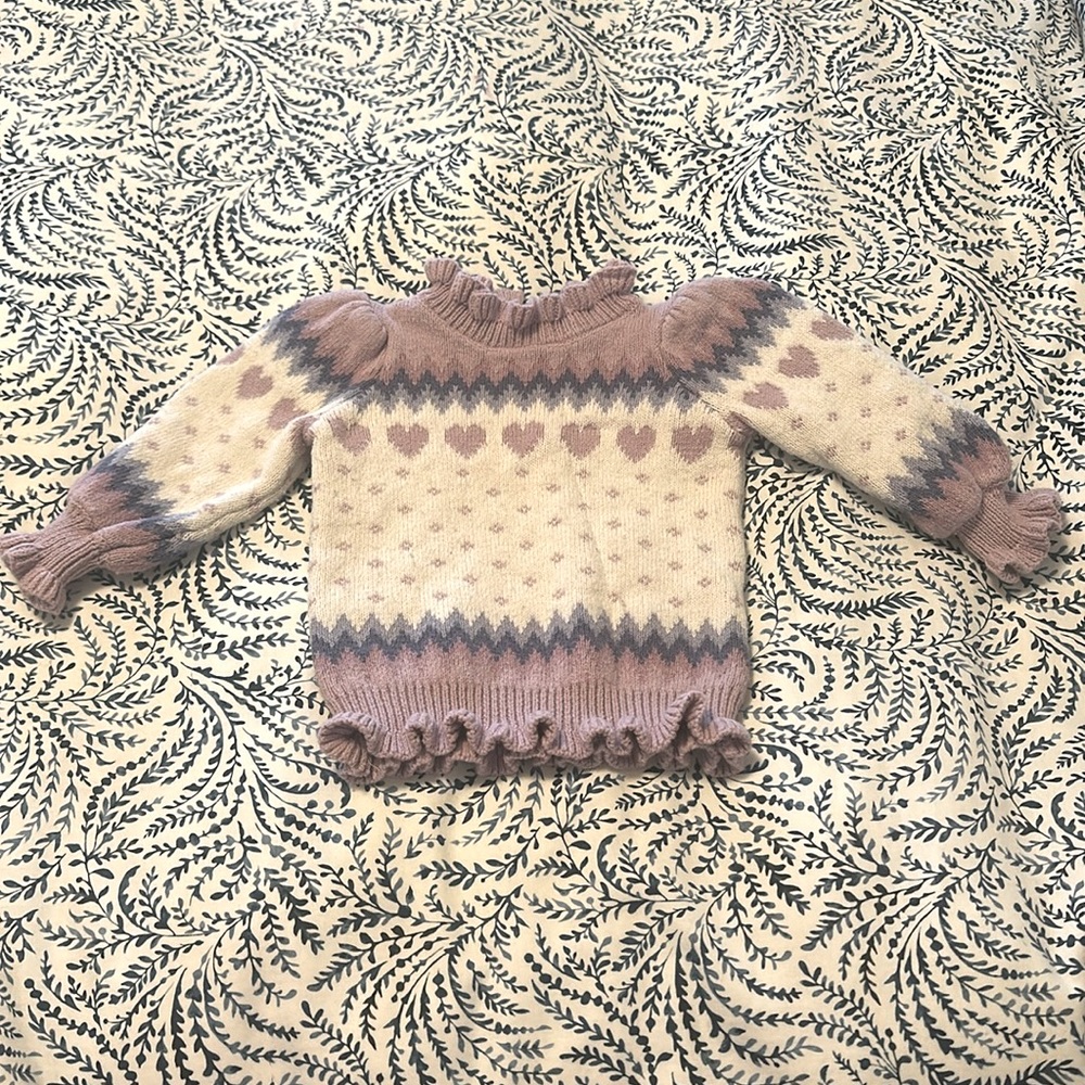 Janie & Jack Girls Sweater - 12 to 18 Months
